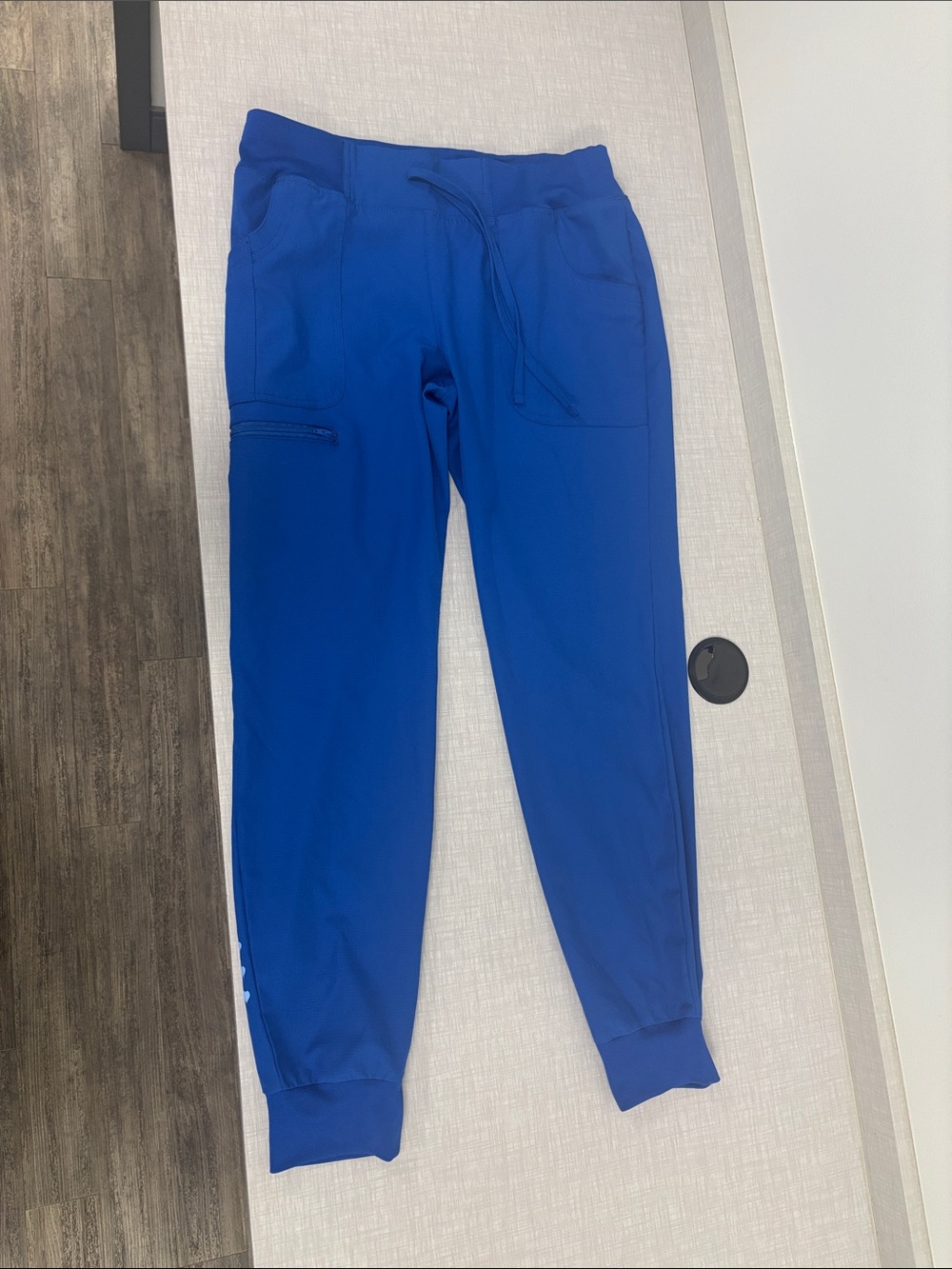 Electric Blue Scrub Jogger Pants